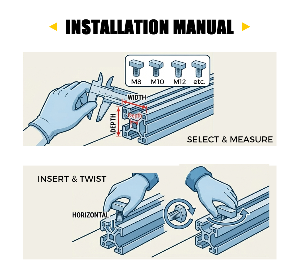 Manual pemasangan bolt t