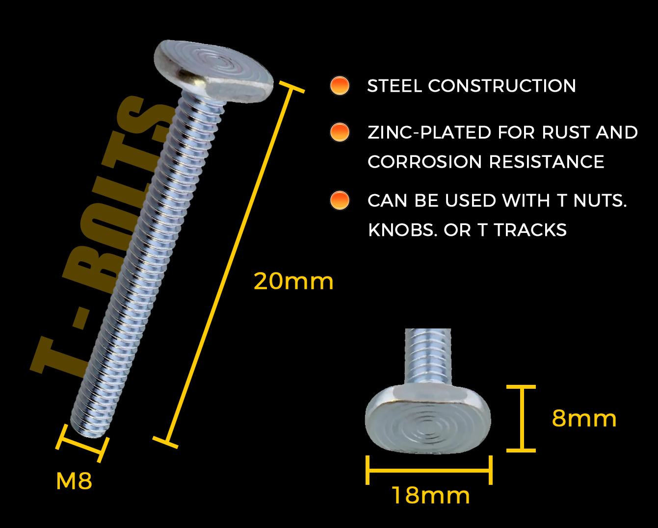 Produk T Bolts