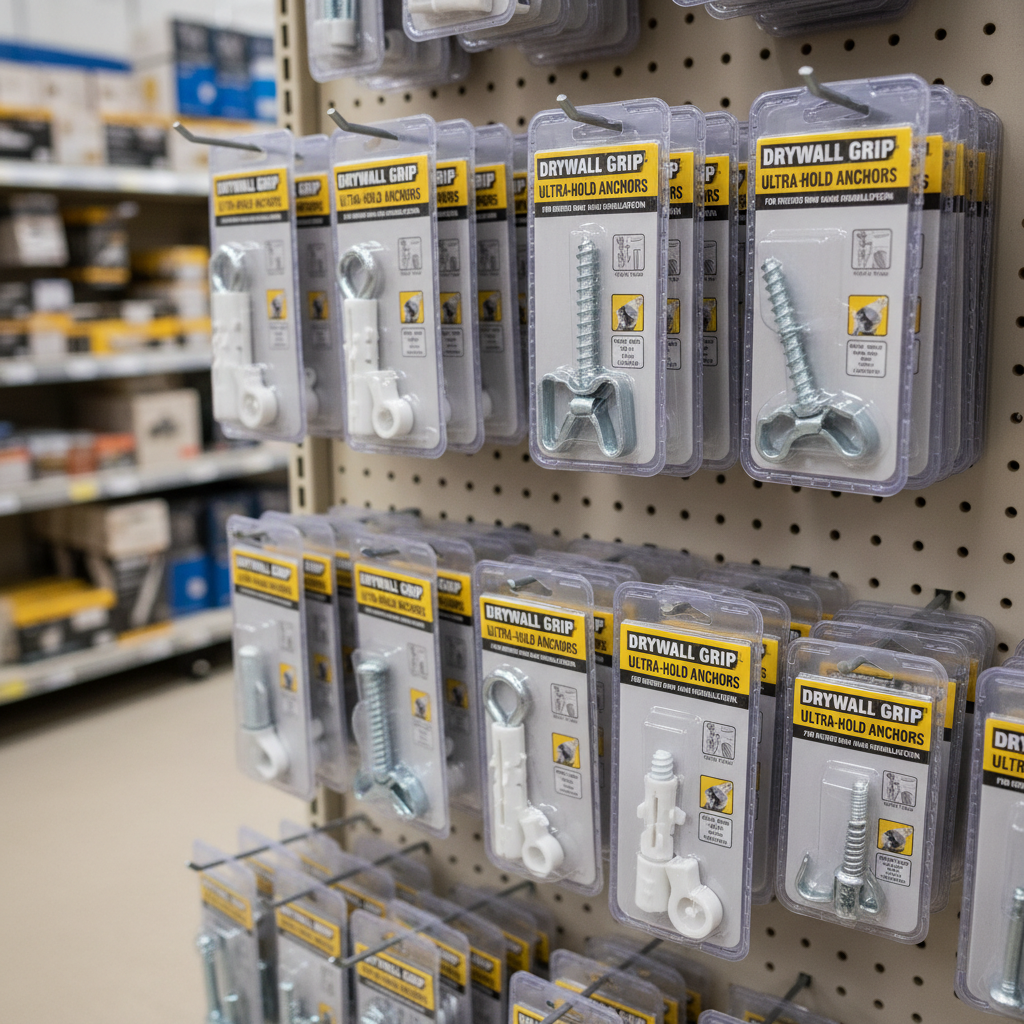 Wall Anchor Bolts For Interior Drywall & Gypsum Installation