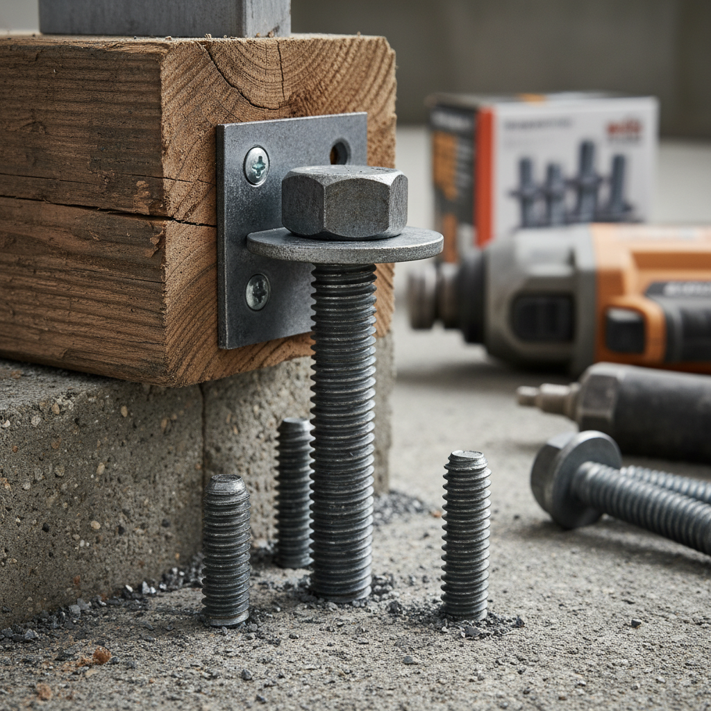 Screw Bolt Anchor For Heavy-Duty Structural Framing