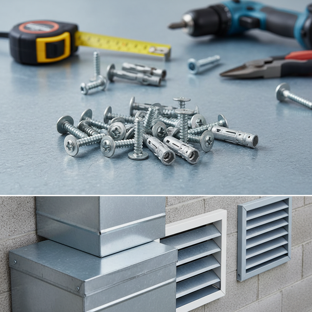 Wall Anchor Screws For HVAC & Sheet Metal Work