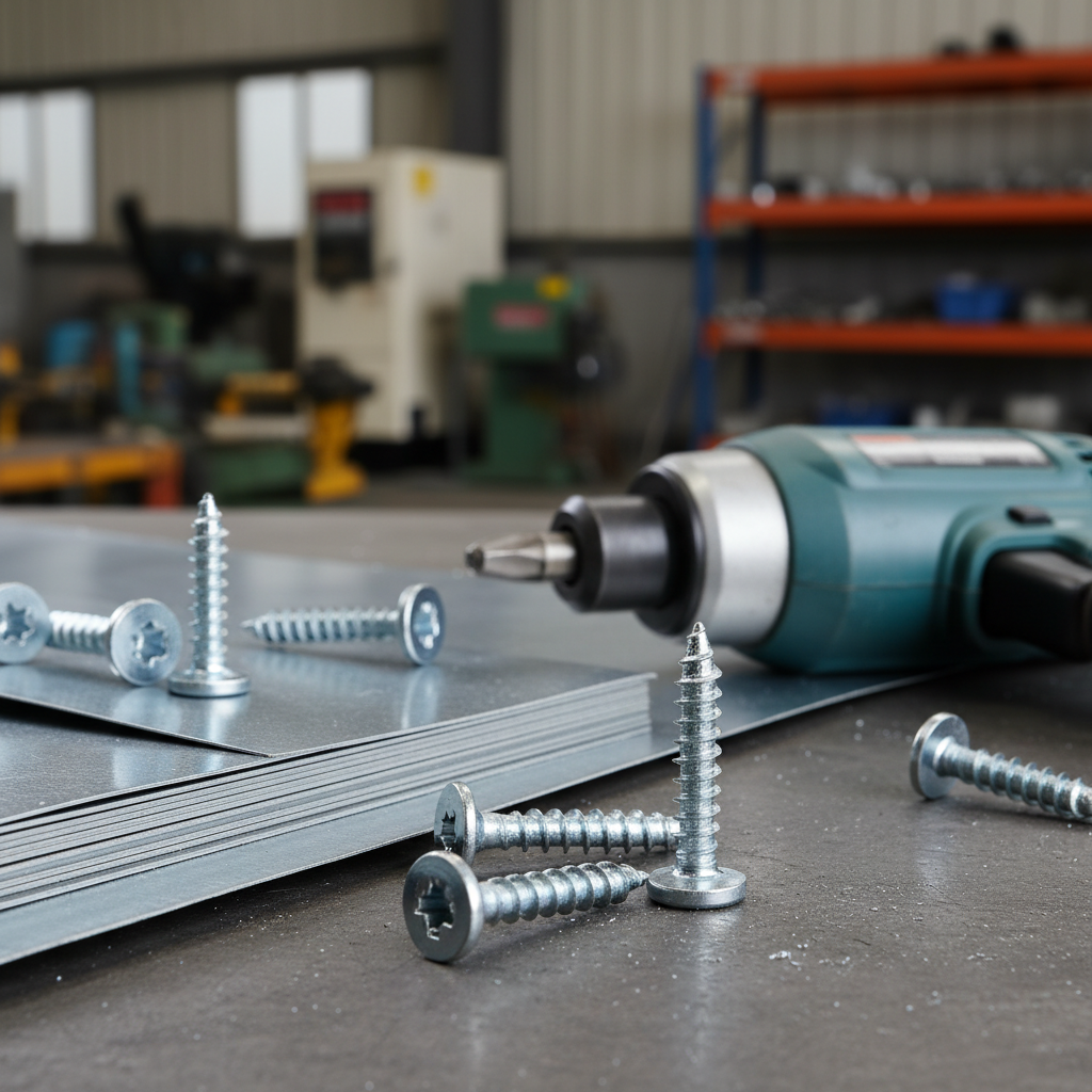 Sheet Rock Screw For Metal-To-Metal Industrial Assembly