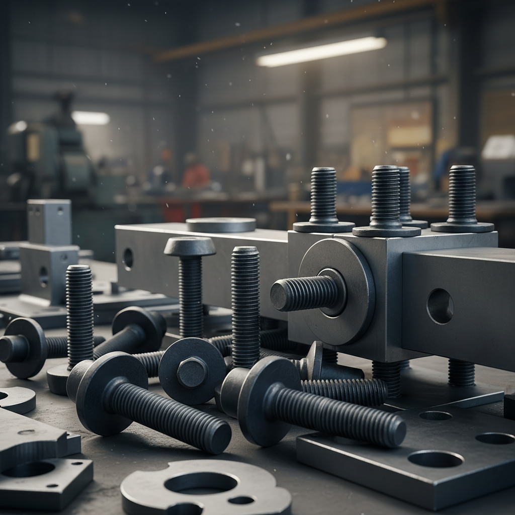 Screw Anchor Bolts For Metal-To-Metal Industrial Assembly