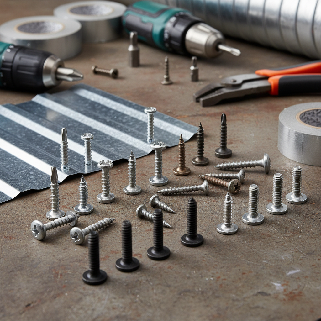 Wall Screws For HVAC & Sheet Metal Work