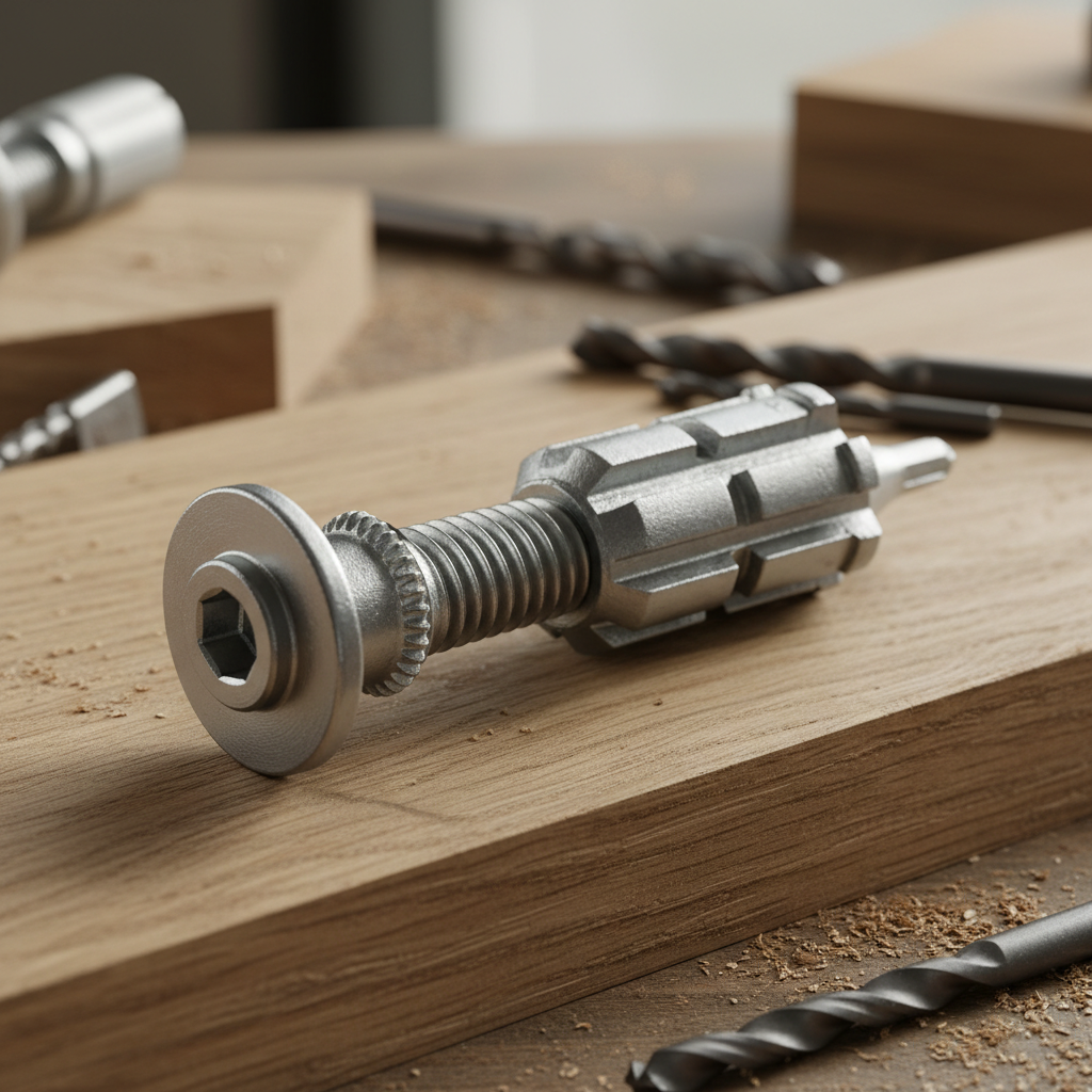 Screw Bolt Anchor For Woodworking & Cabinetry Projects