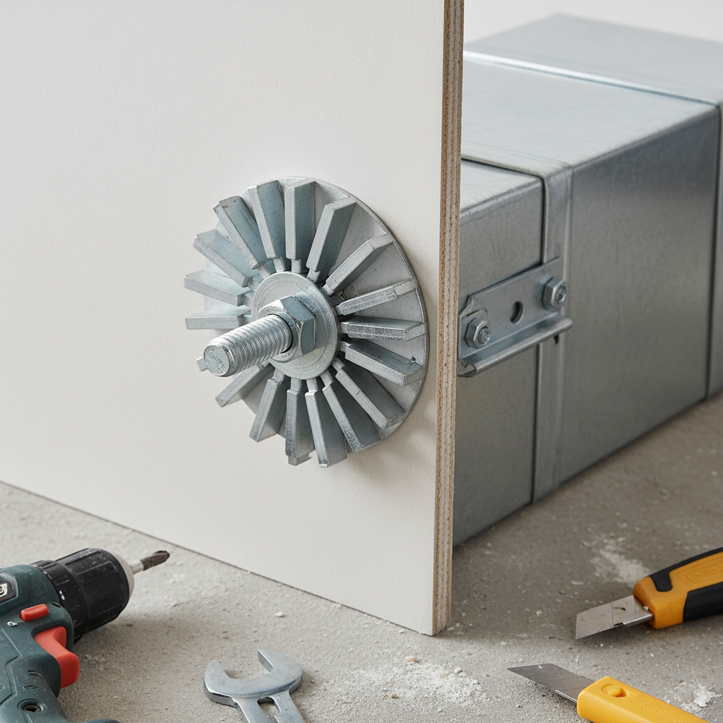 Wallboard Anchor For HVAC & Sheet Metal Work