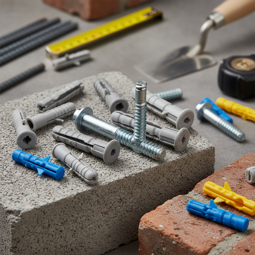 Wall Anchor Plugs For Concrete & Masonry Fastening