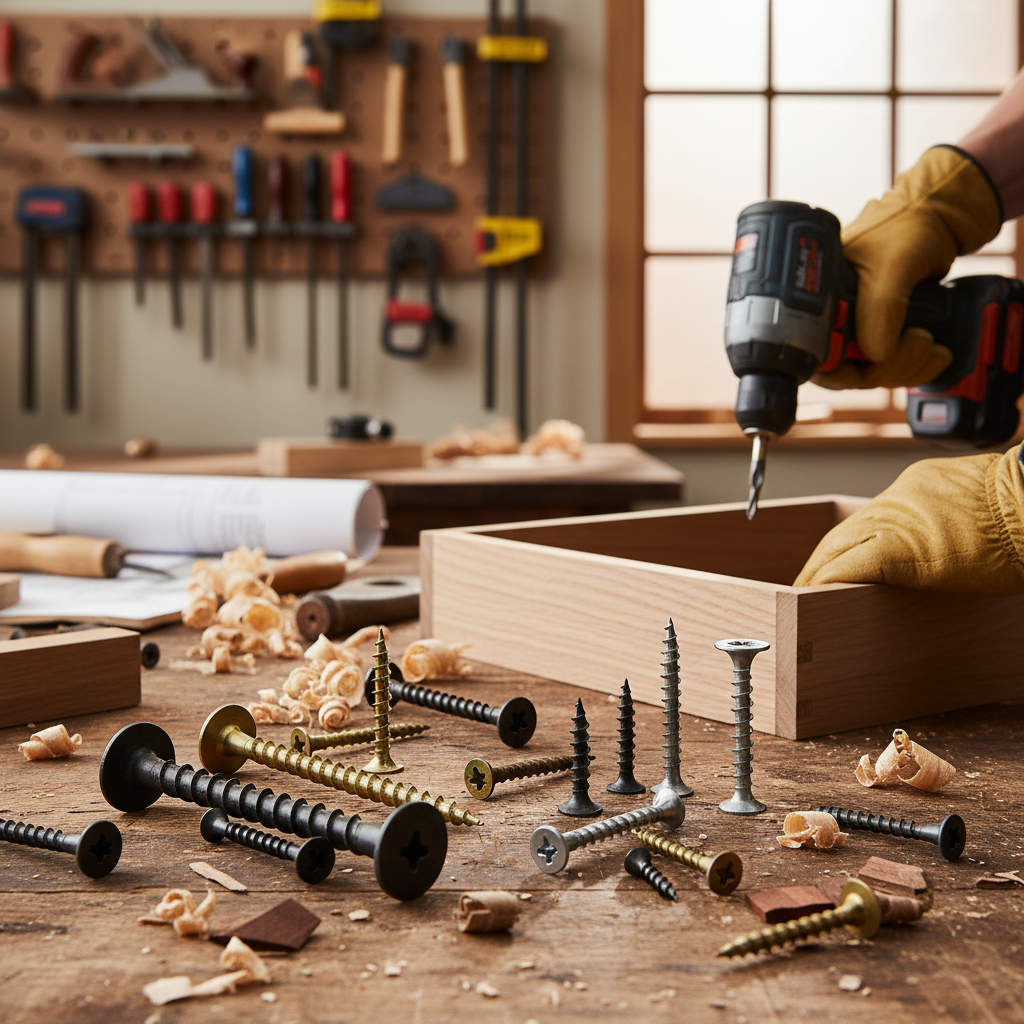 Timber Screws For Woodworking & Cabinetry Projects