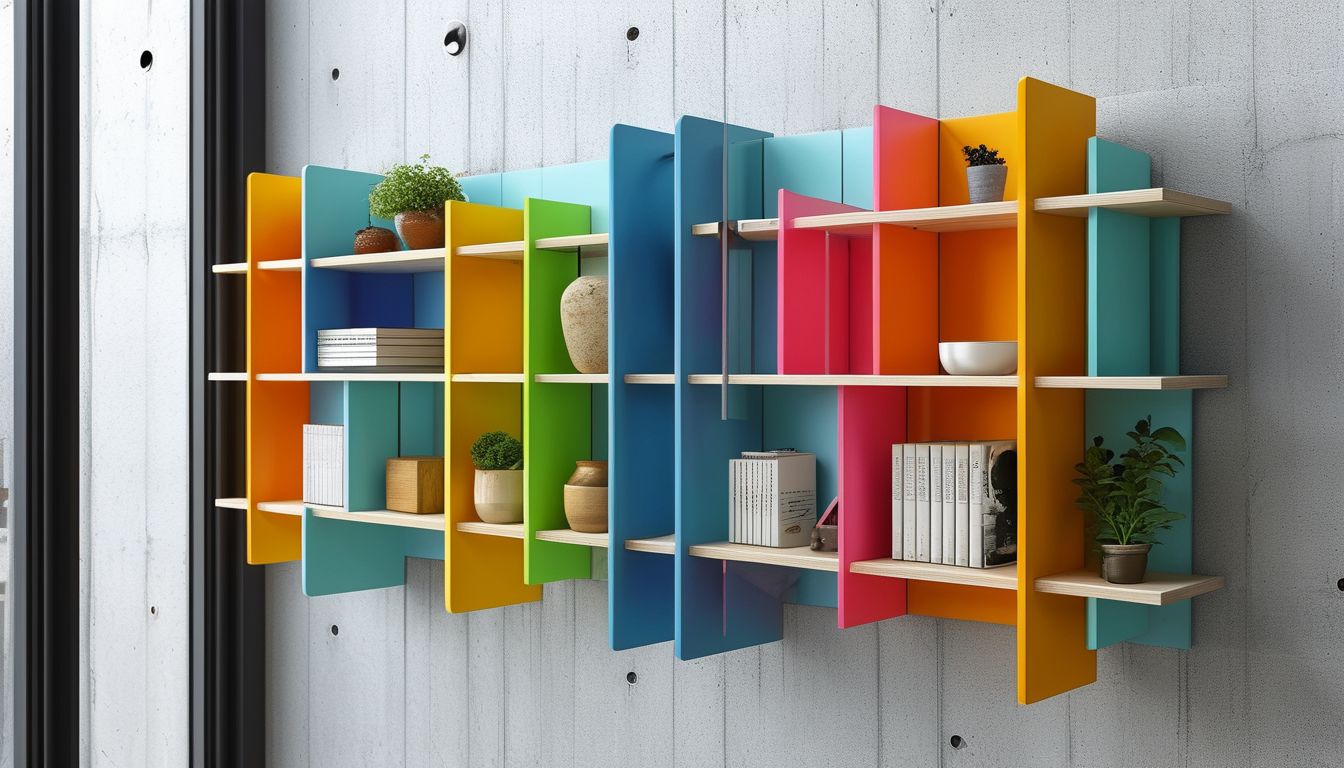 Structural Screws For Secure Wall-Mounted Shelving
