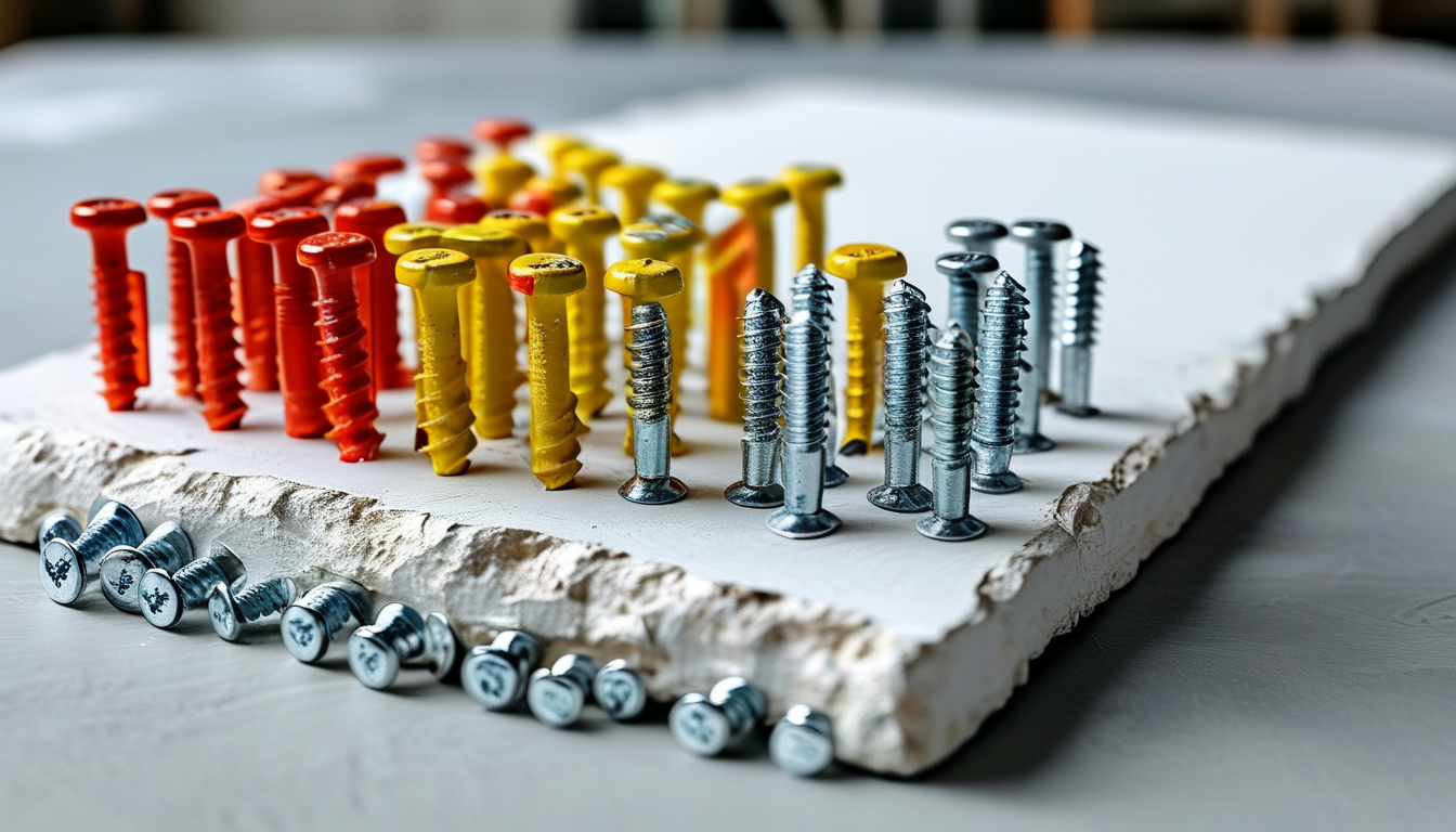 Drywall Screws For High-Load Equipment Anchoring