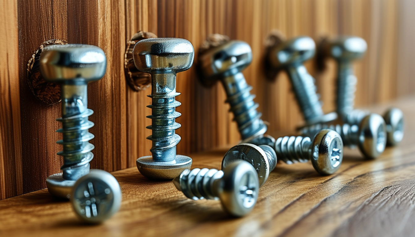 Wall Anchor Screws For Woodworking & Cabinetry Projects