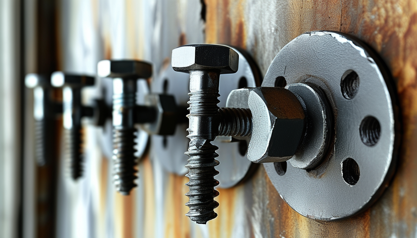 Screw Bolt Anchor For Secure Wall-Mounted Shelving