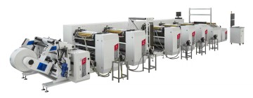 Flexographic printing machine