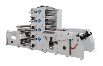 RY-1200 4-Color Stack Type Flexographic Printing Machine