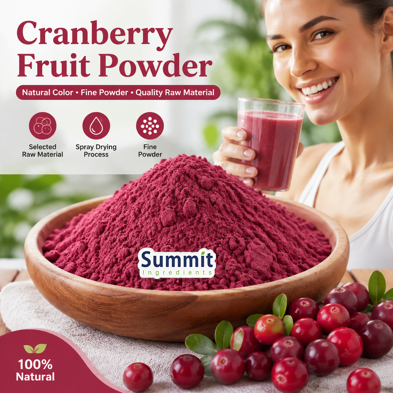Cranberry Fruit Powder: A Natural Ingredient Solution for Next-Generation Food Innovation