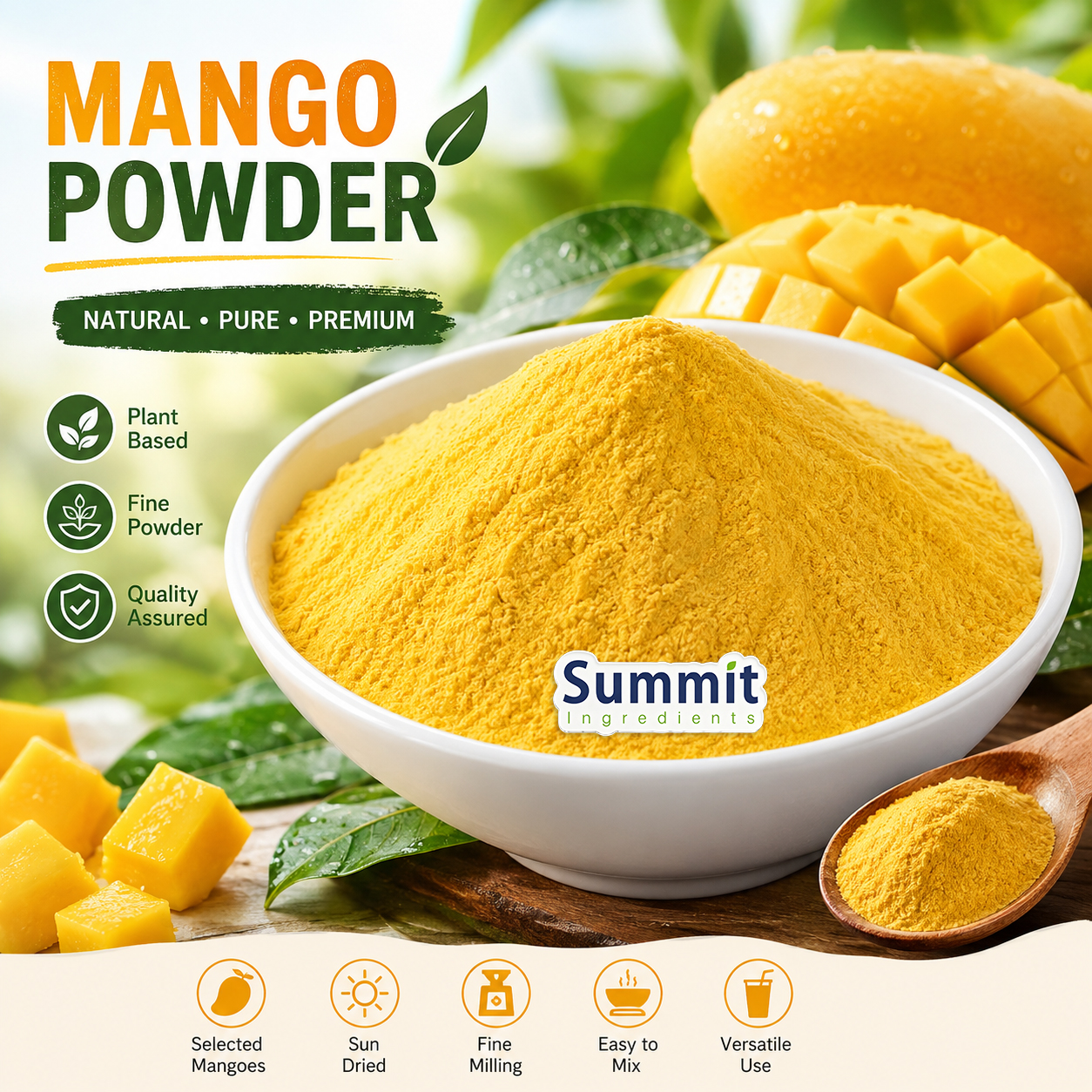 Mango Powder: A Versatile Natural Fruit Ingredient for Modern Food & Beverage Applications