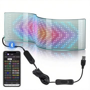 LED USB Flexible Transparent Display Screen