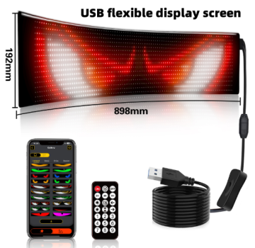 LED USB Flexible Display Screen – Unlock Creativity Wherever You Go
