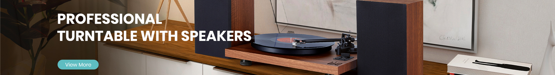 Vintage Style Vinyl Player