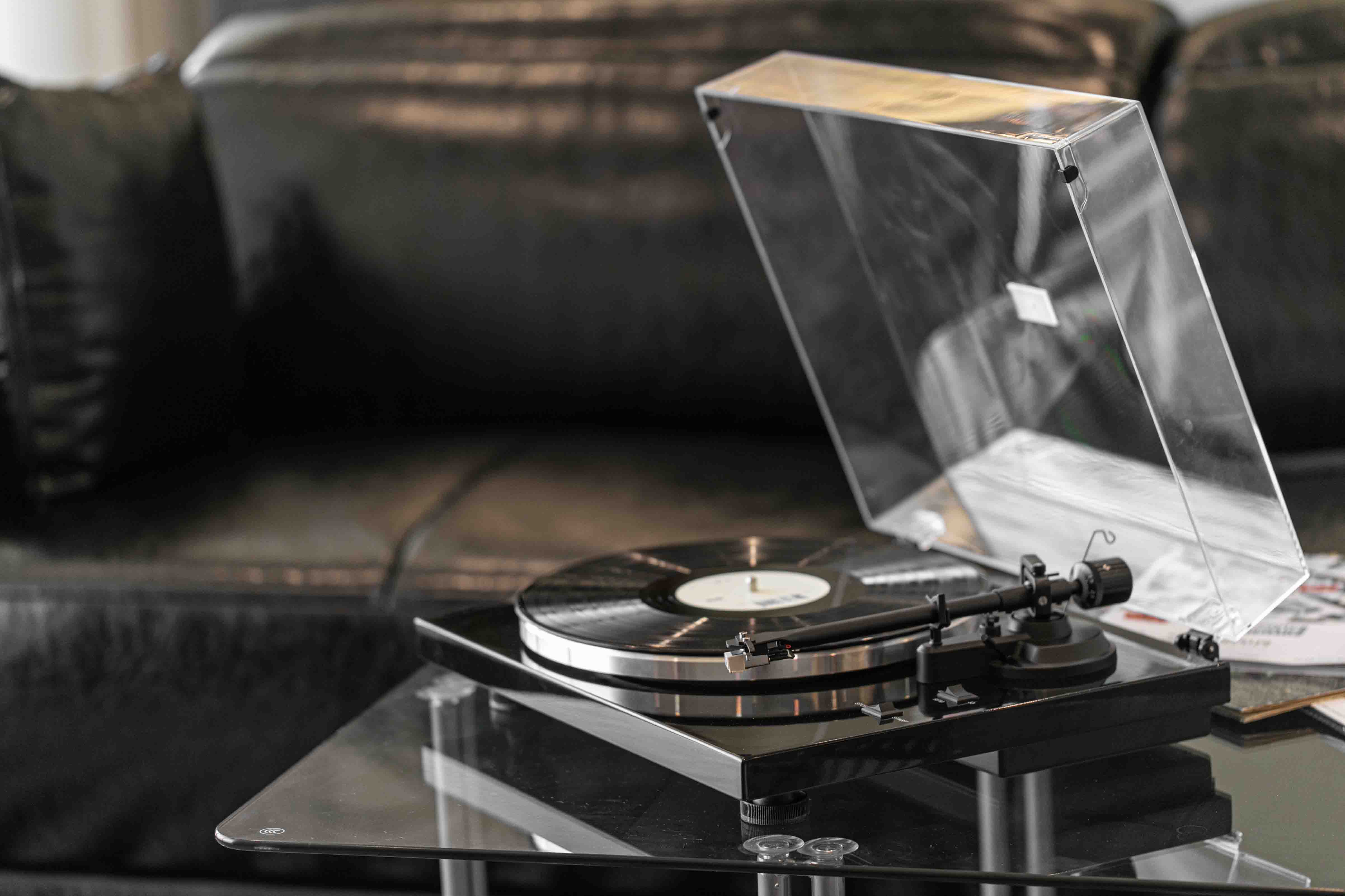 Platine vinyle HP-H005B série Hi-Fi | Lecteur de disques vinyle