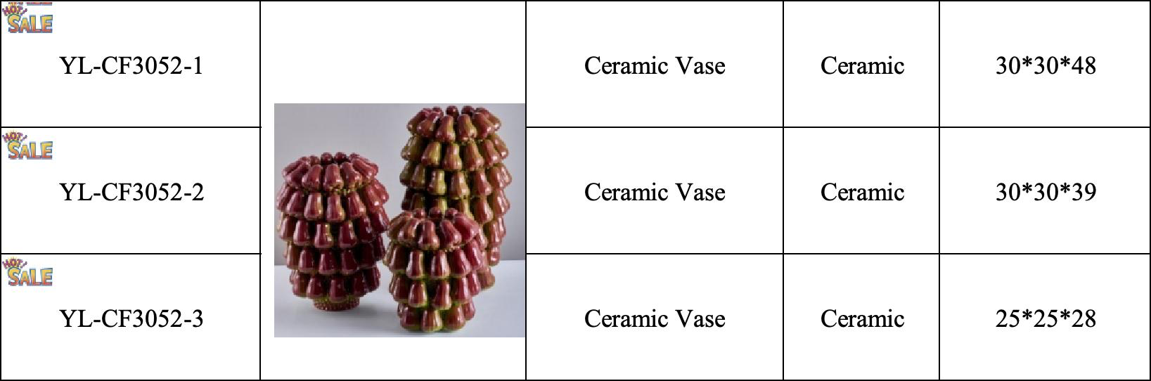 Ceramic Wax Apple Fruit Vase-05
