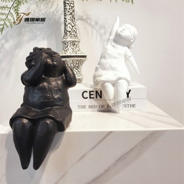 YaLang Home: Ceramic Girl Sculptures for Elegant Decor