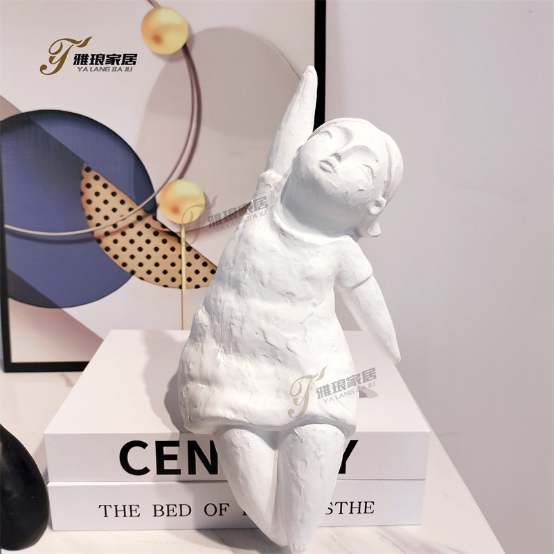 YaLang Home: Ceramic Girl Sculptures for Elegant Decor