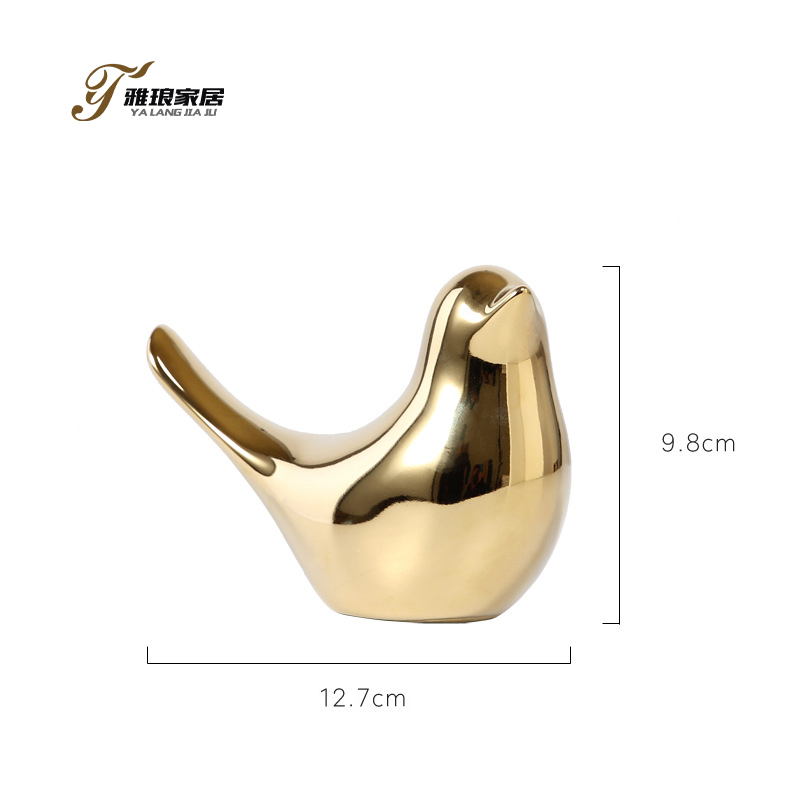 Yalang Home Golden Ceramic Bird Ornaments (6).jpg