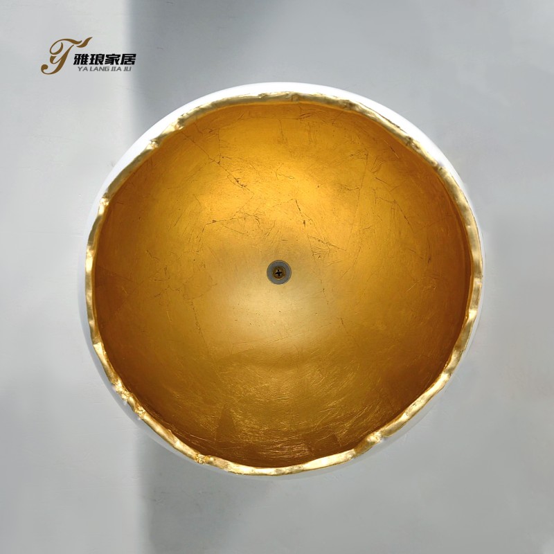 Modern White Sphere Wall Sculp5