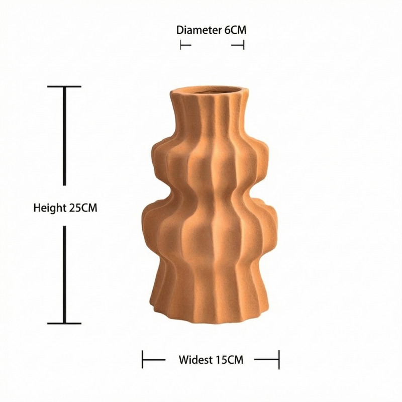 Minimalist Ceramic Vase for Modern Home Decor