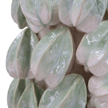 Green Carambola Ceramic Vase