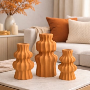 Minimalist Ceramic Vase for Modern Home Decor