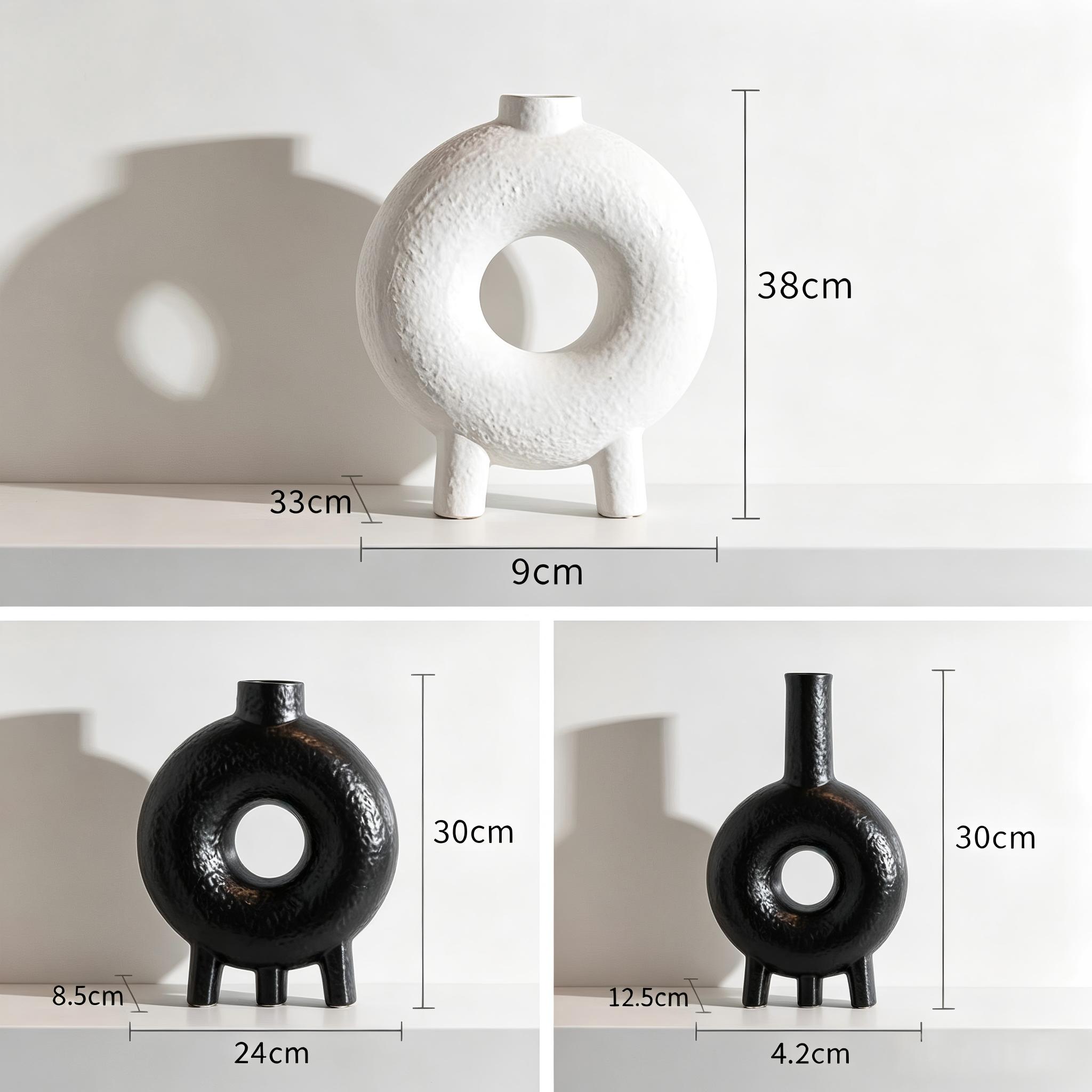 trio-vasos-de-cerâmica-preto-e-branco-dimensões-combinadas
