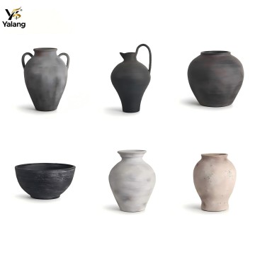 Custom Hand-Thrown Wabi-Sabi Ceramic Vases | Bespoke Rustic Pottery Manufacturing