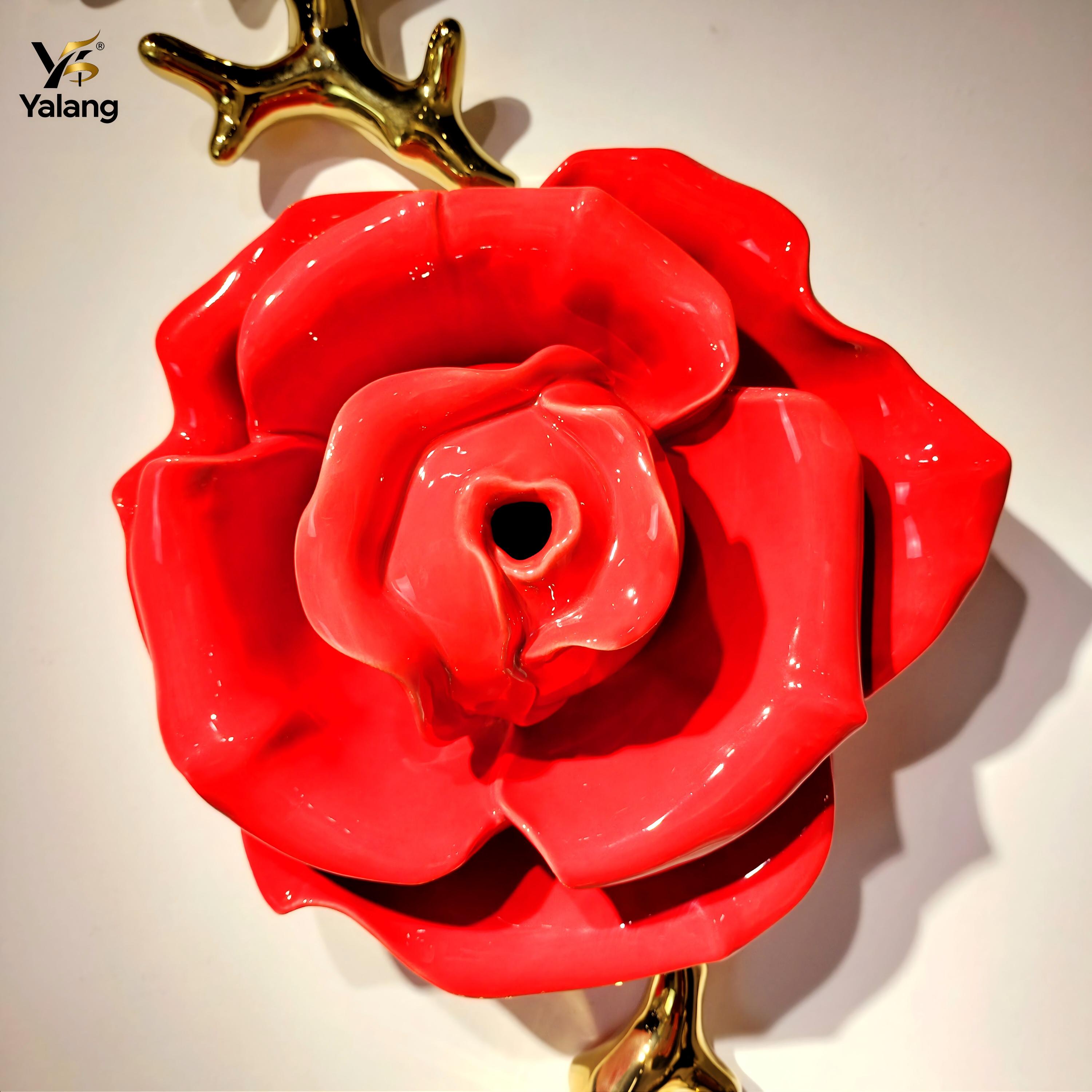 détail de texture rose en céramique corail doré