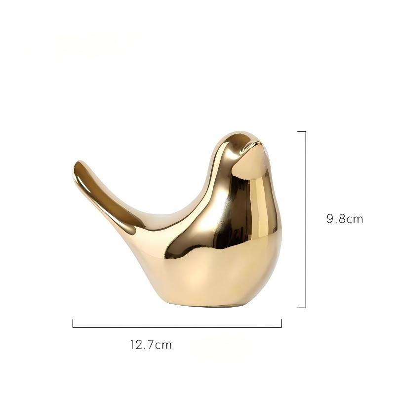 Large electroplated gold ceramic bird dimensions.jpg