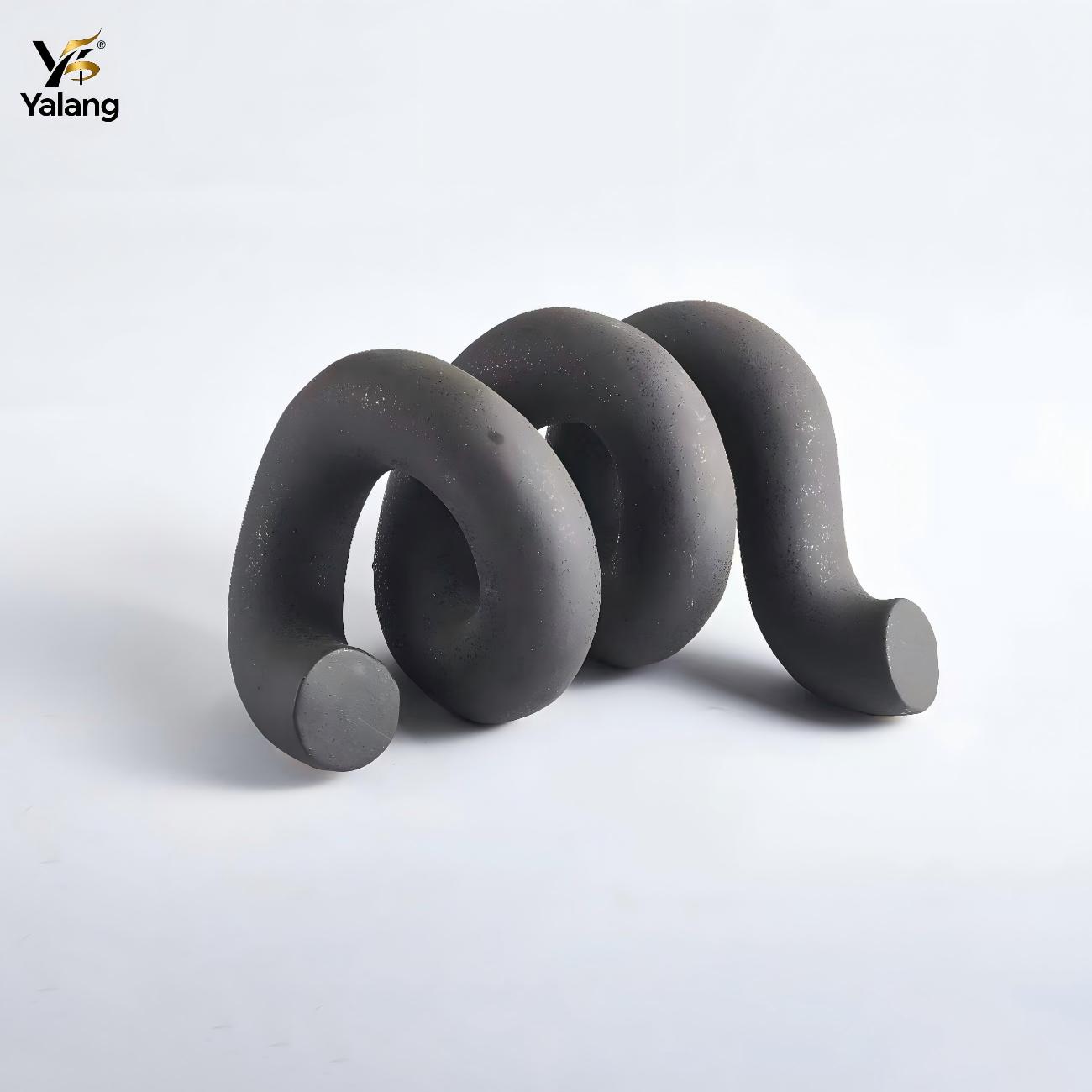 Modern Abstract Ceramic Spiral Tabletop Sculptures | Electroplated Gold & Matte Decorative Accents
