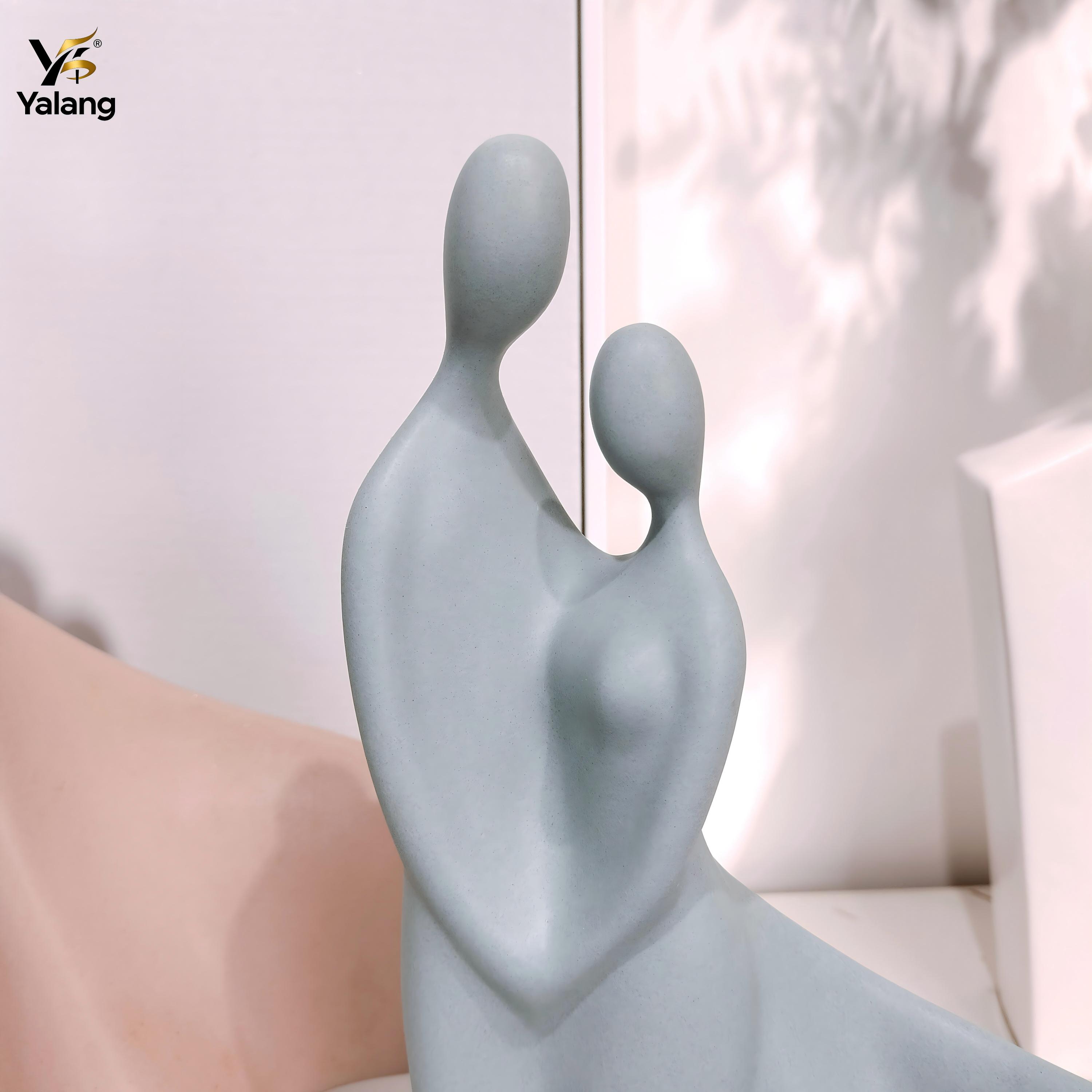 minimalist-matte-slate-blue-porcelain-figure