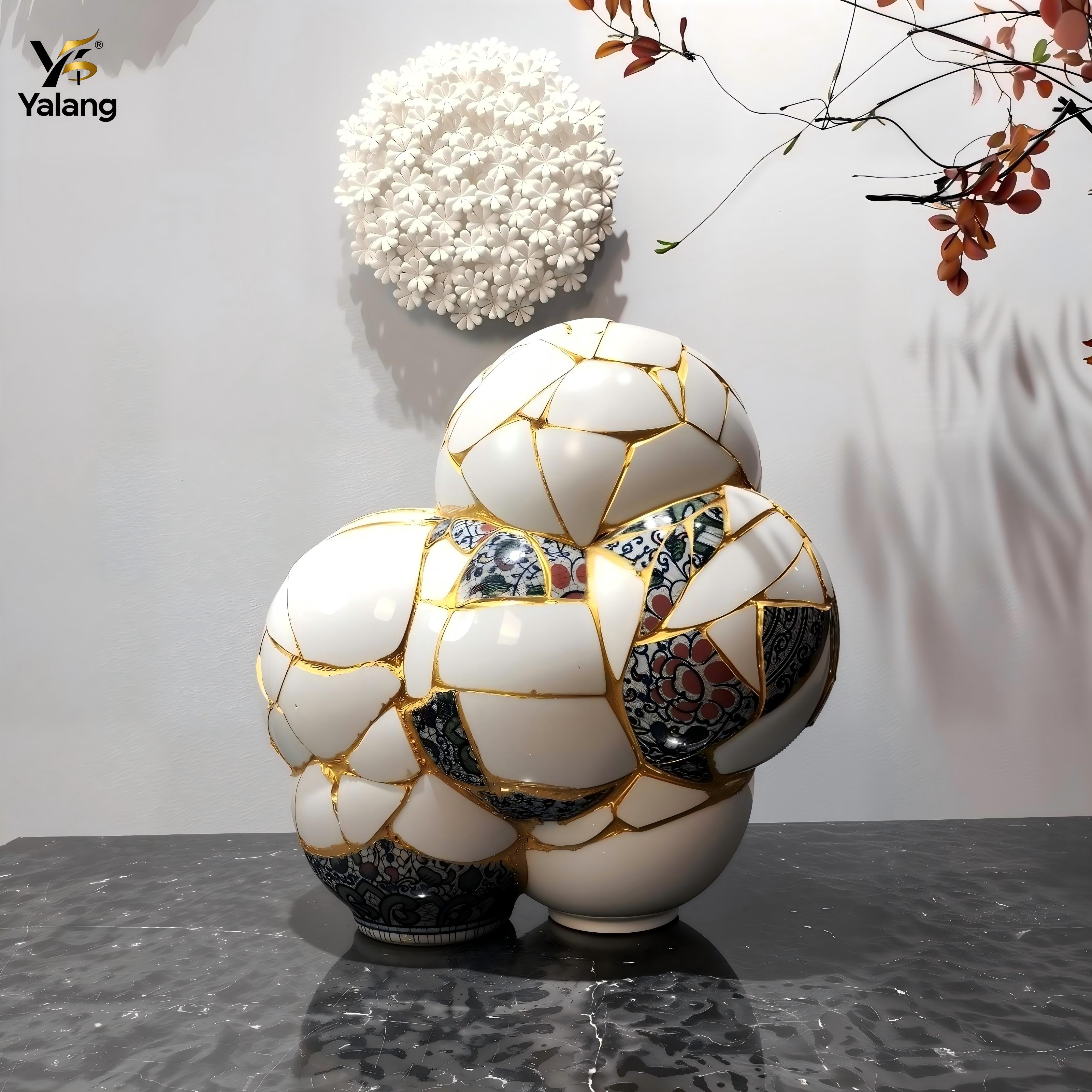bespoke-blue-and-white-porcelain-fragment-lobby-sculpture