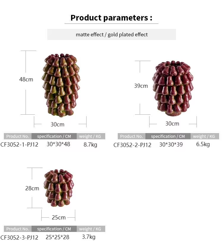 ceramic-wax-apple-vase-dimensions-specifications