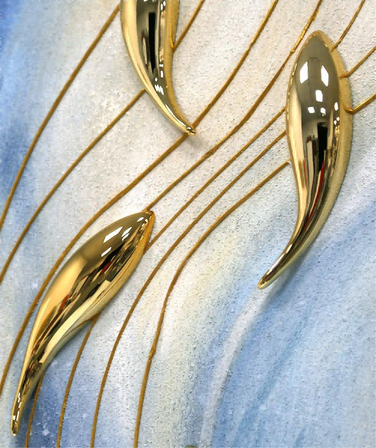 ceramic-fish-integrated-with-art-painting-frame