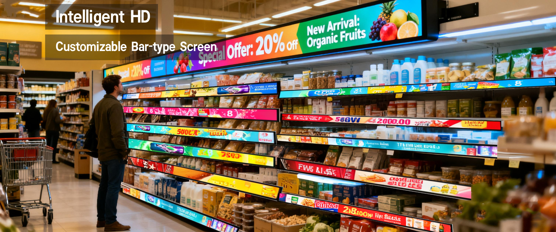 Stretched Shelf Screen