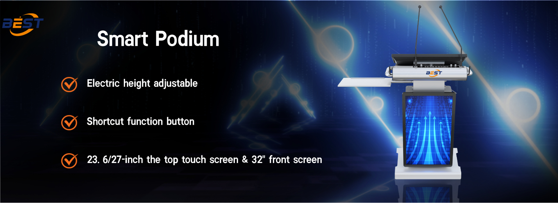 Electronic Smart Digital Podium