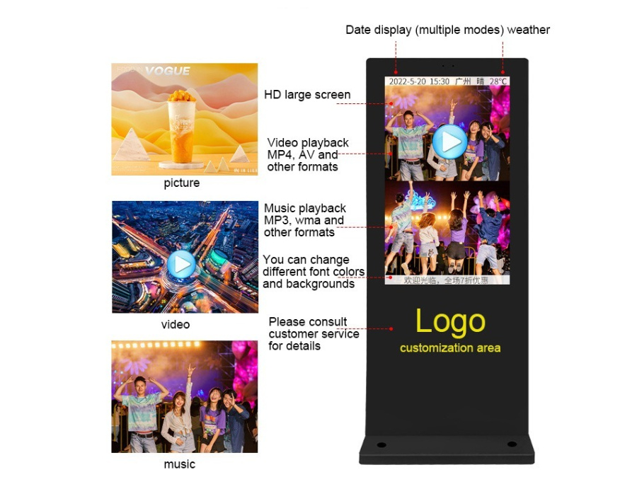 Outdoor floor standing digital signage (5)