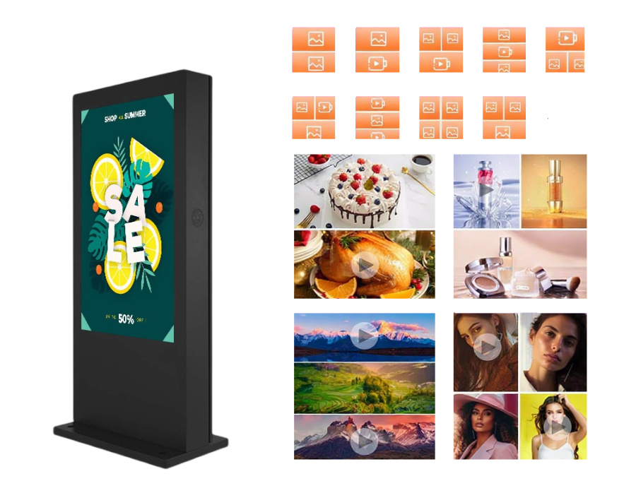 Outdoor floor standing digital signage (7)