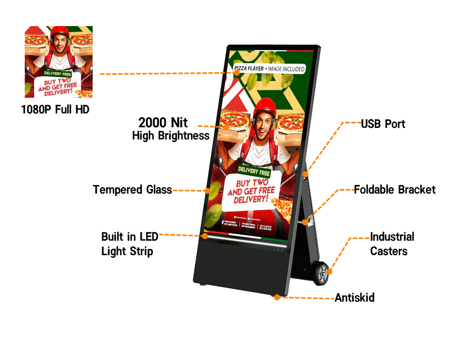 Outdoor portable kiosk with battery (2)