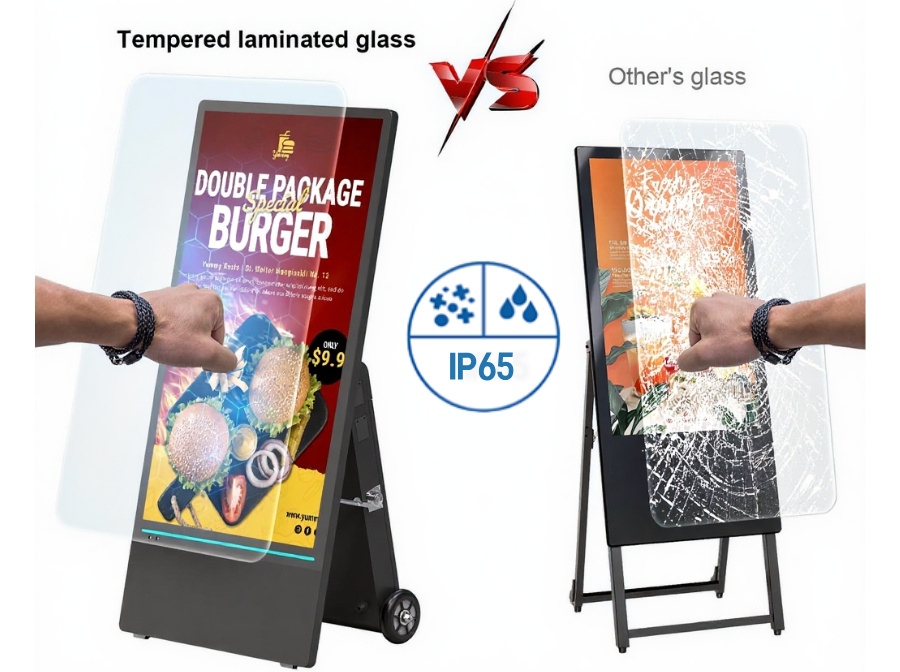 Outdoor portable kiosk with battery (6)