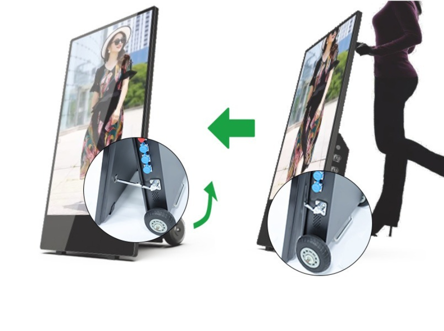 Outdoor portable kiosk with battery (7)