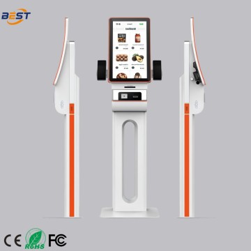 Floor-Standing Curved-Screen Self-Order Kiosk
