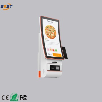 Wall-Mounted Curved-Screen Self-Order Kiosk
